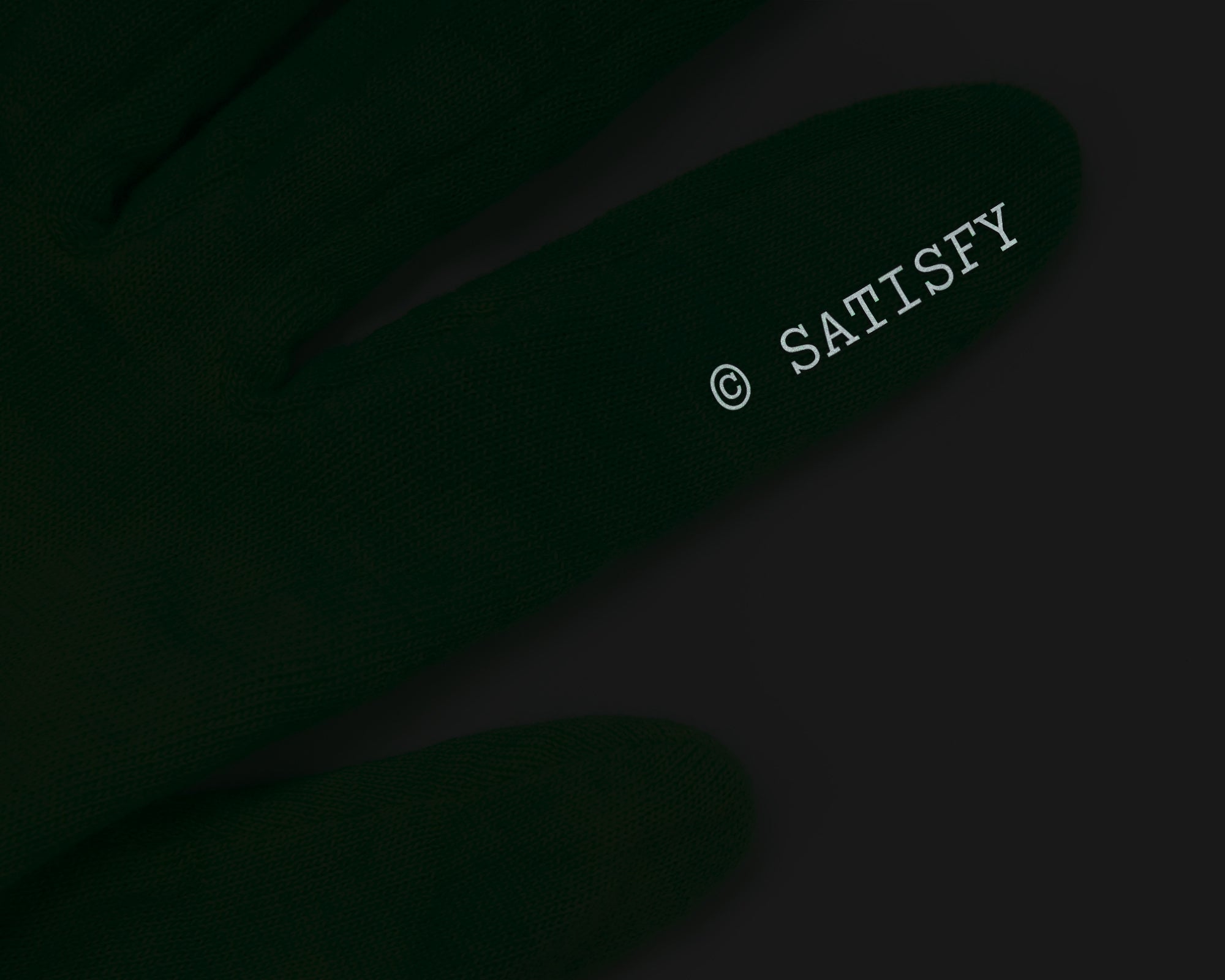 SATISFY - CloudMerino Gloves - Batik Neon Green