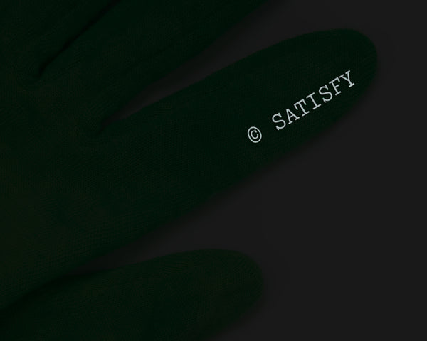 SATISFY - CloudMerino Gloves - Batik Neon Green