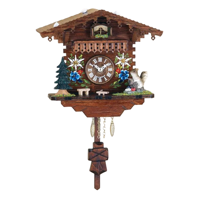 Hermle - Mini Cuckoo Clock - Edelweiss