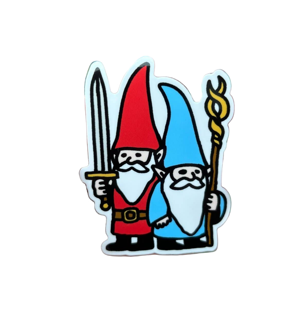Battle gnomes sticker