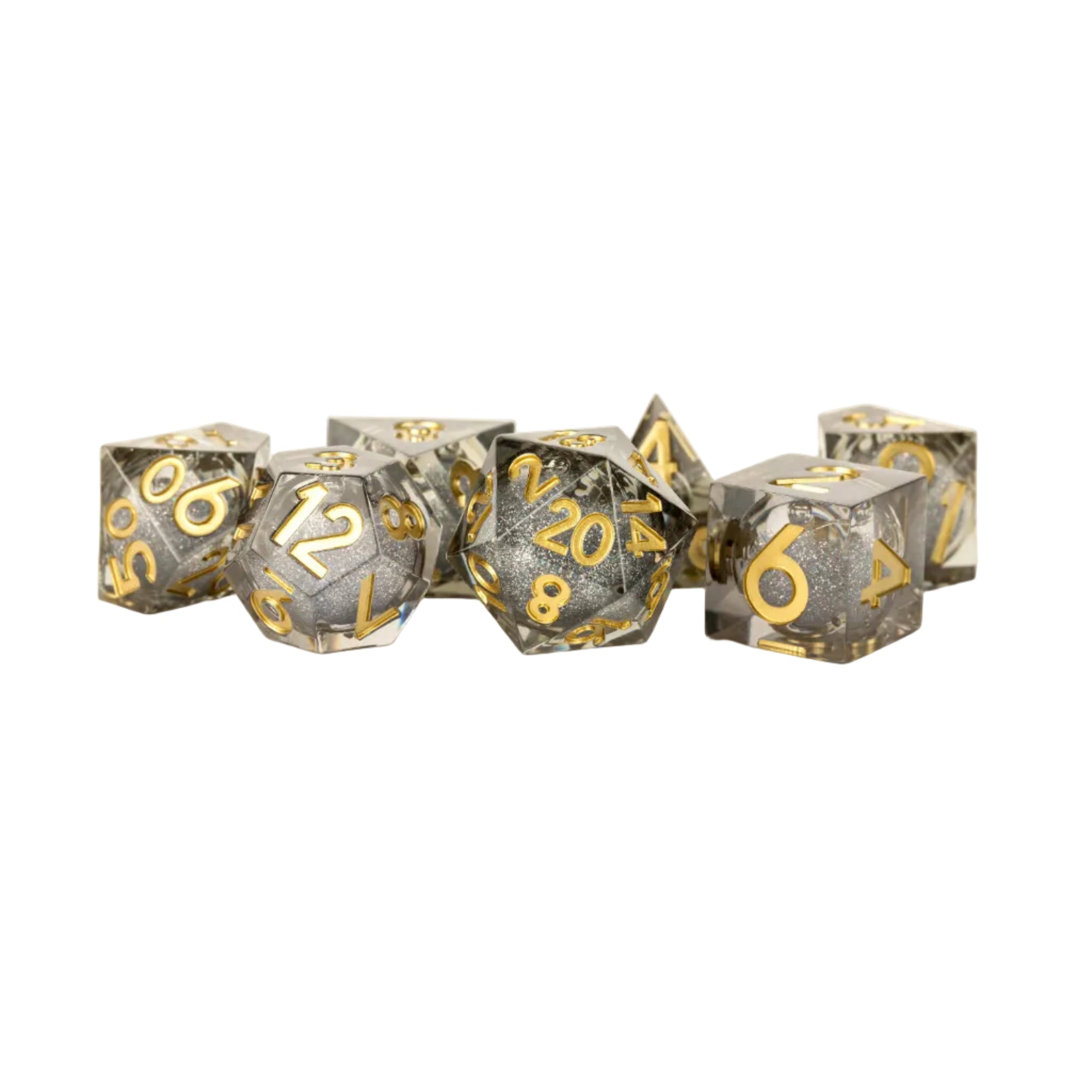 Fanroll Elixir Liquid Core D20 Dice - Vanishing Oil at Space Camp in Portland, Oregon