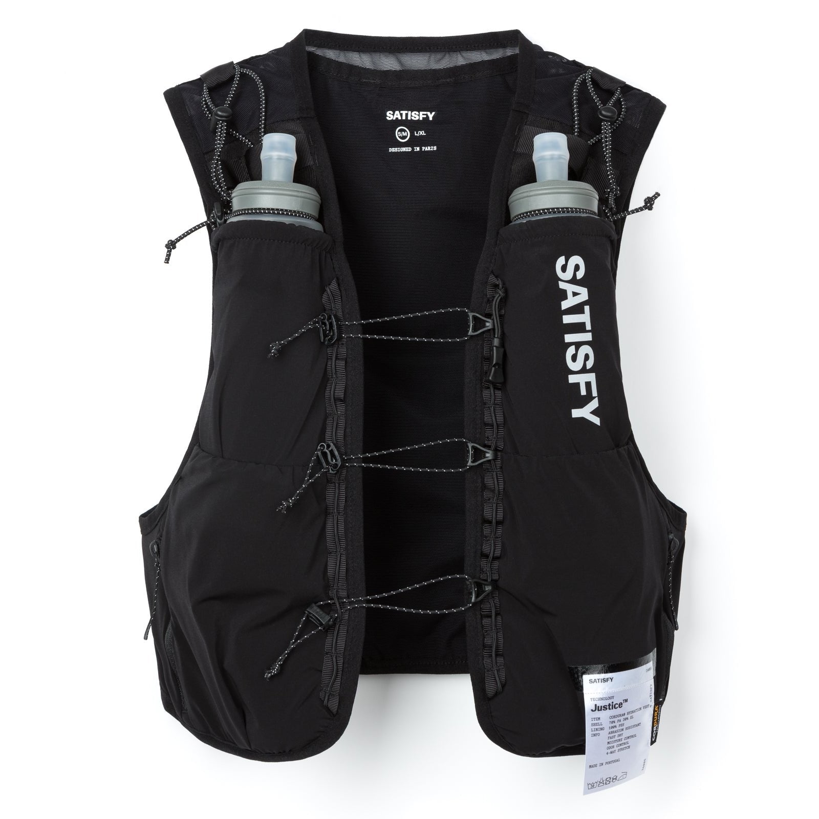 SATISFY - Justice Cordura 5L Hydration Vest - Black II