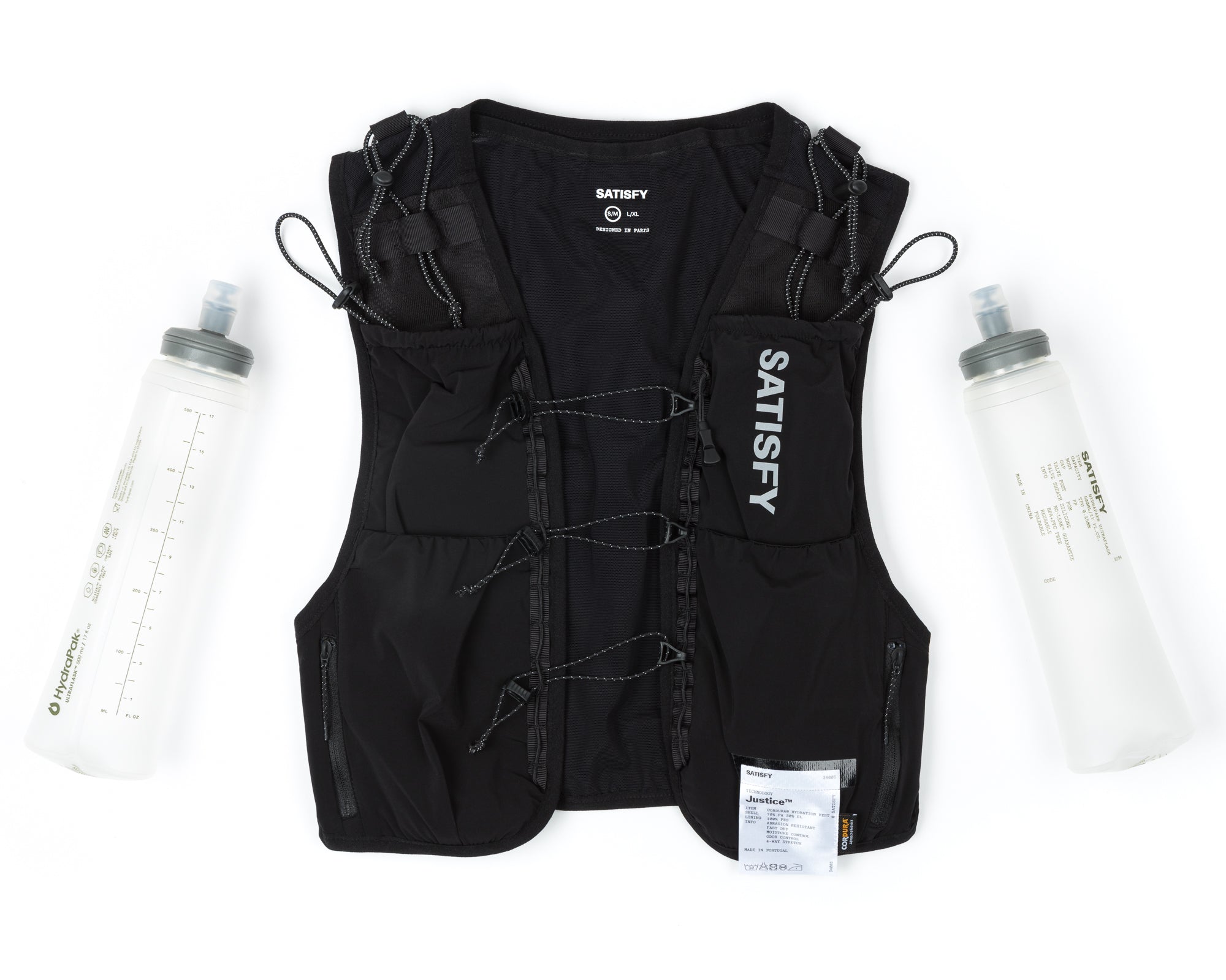 SATISFY - Justice Cordura 5L Hydration Vest - Black II