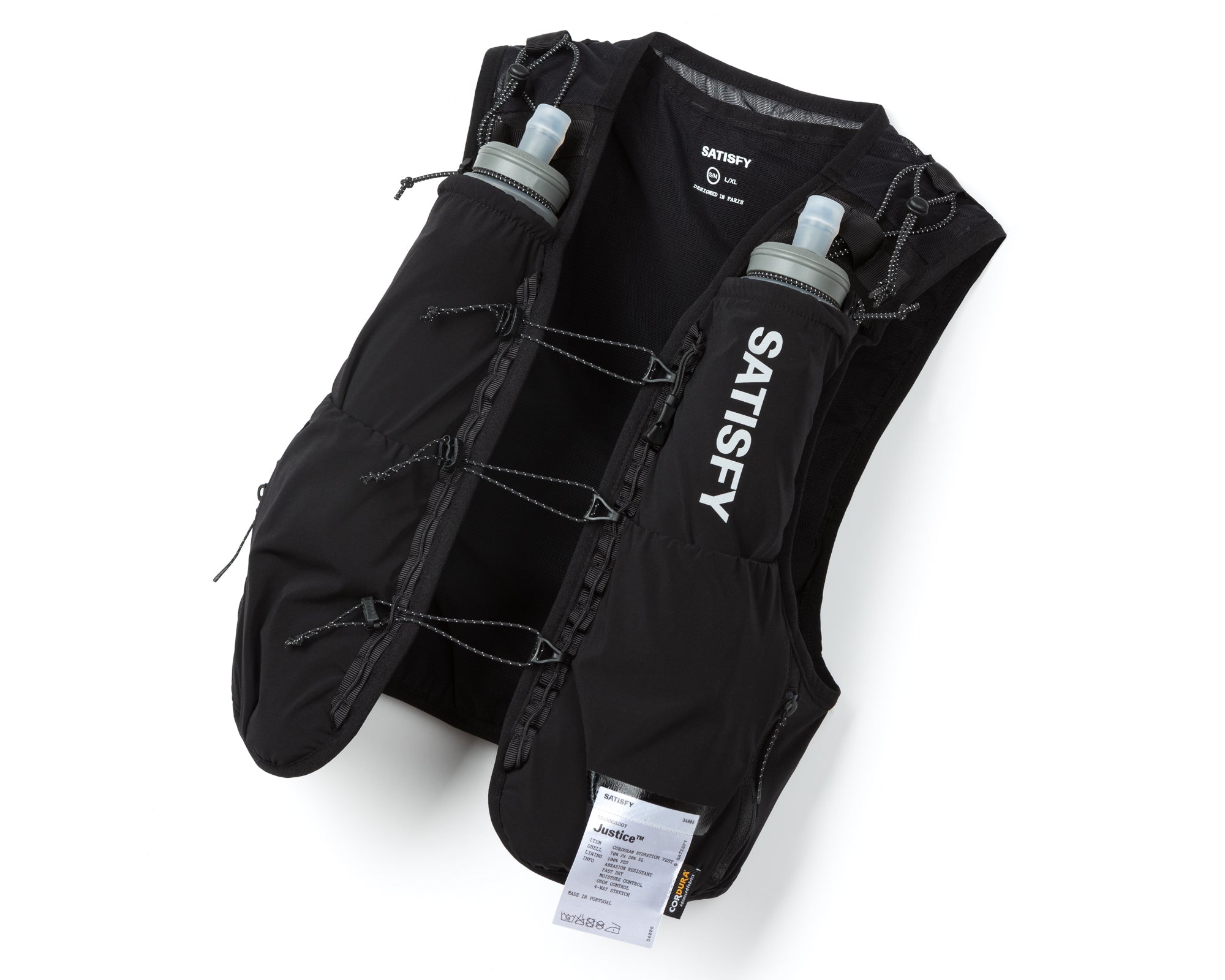 SATISFY - Justice Cordura 5L Hydration Vest - Black II