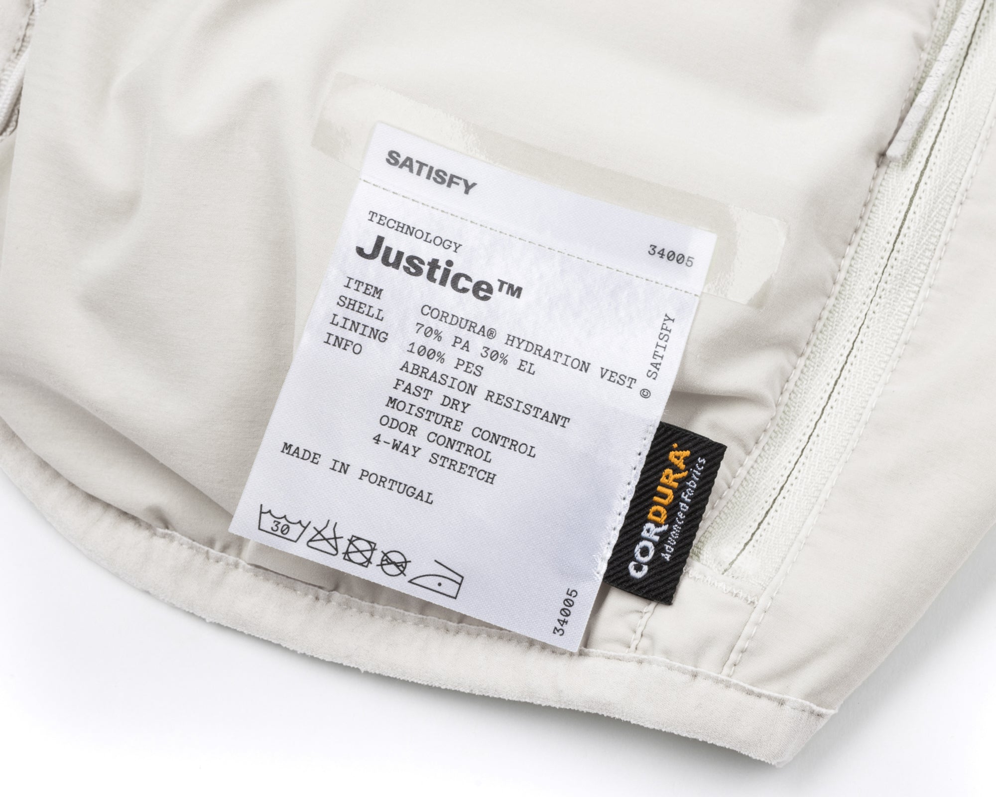 Satisfy - Justice Cordura Hydration Vest 5L - Off-White