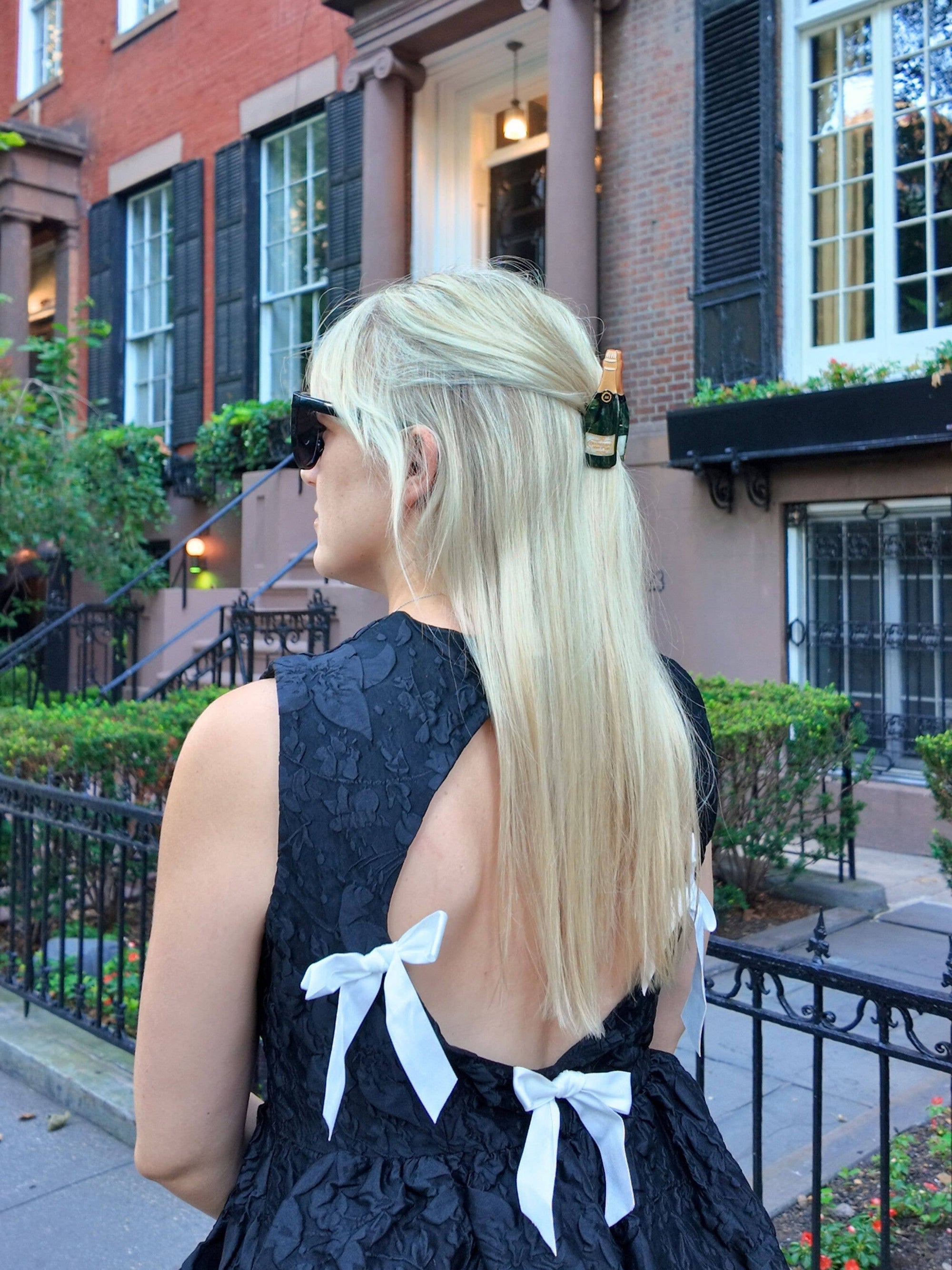 Solar Eclipse - Claw Hair Clip - Champagne