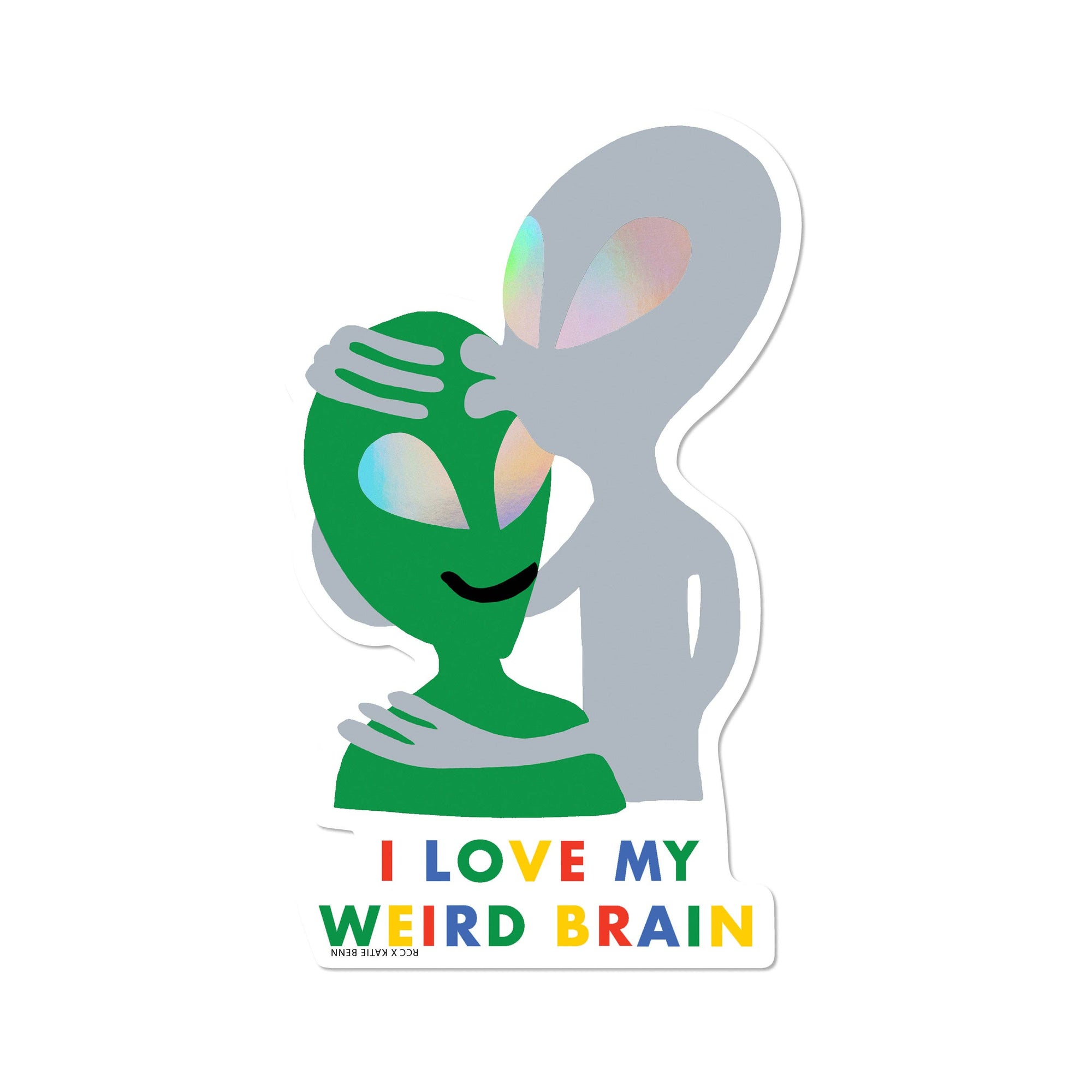 Weird Brain - Sticker