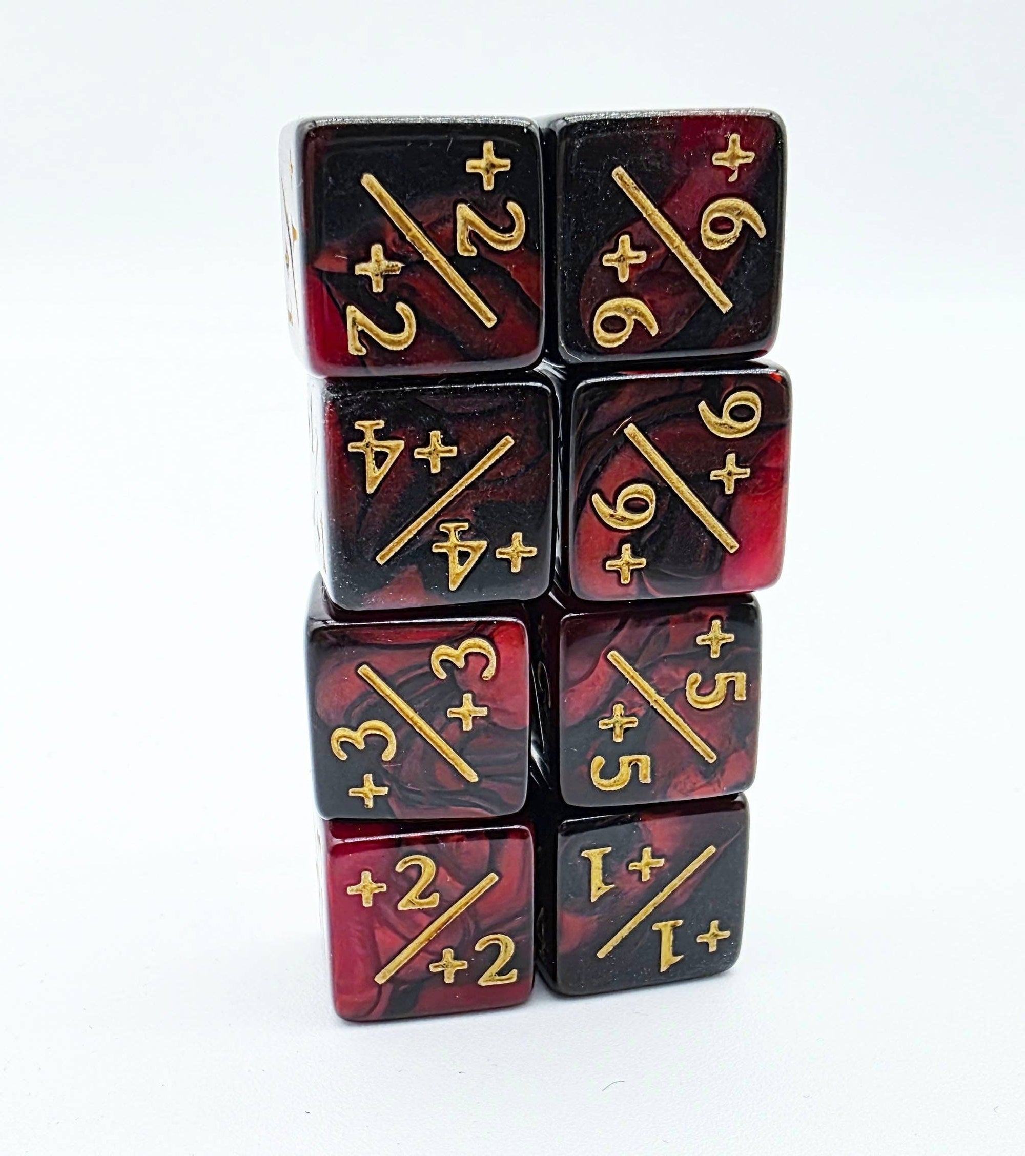 Foam Brain Games - Red & Black +1/+1 Magic Counters