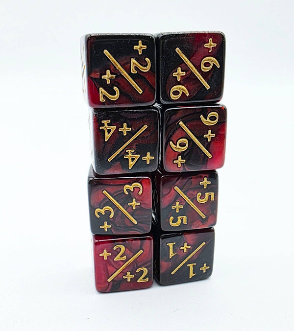 Foam Brain Games - Red & Black +1/+1 Magic Counters