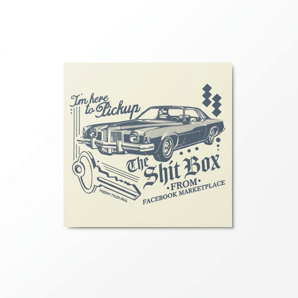 Freddy Tyler Paul - Little Sticker - 'FB Shitbox'