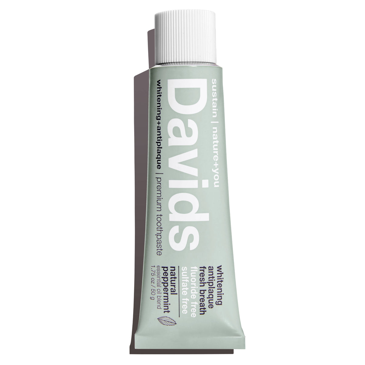 Davids - Travel Size Premium Toothpaste - Peppermint