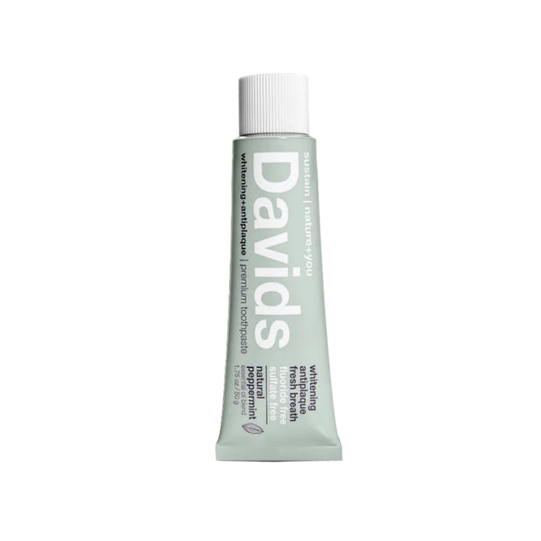 Davids - Travel Size Premium Toothpaste - Peppermint