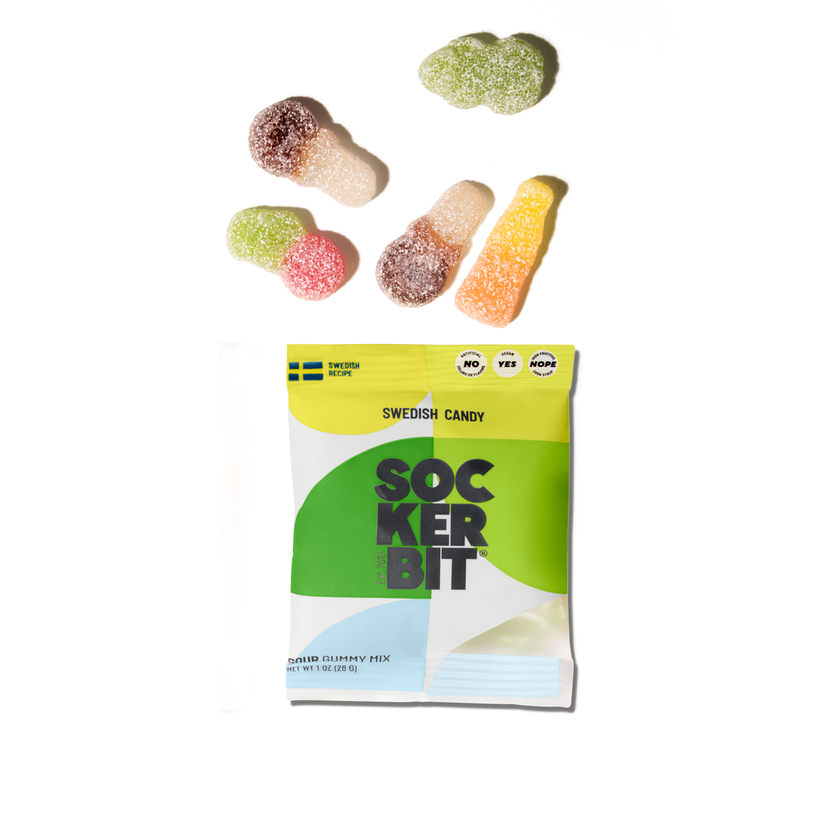Sockerbit - Sour Gummy Mix Single Serving 1oz