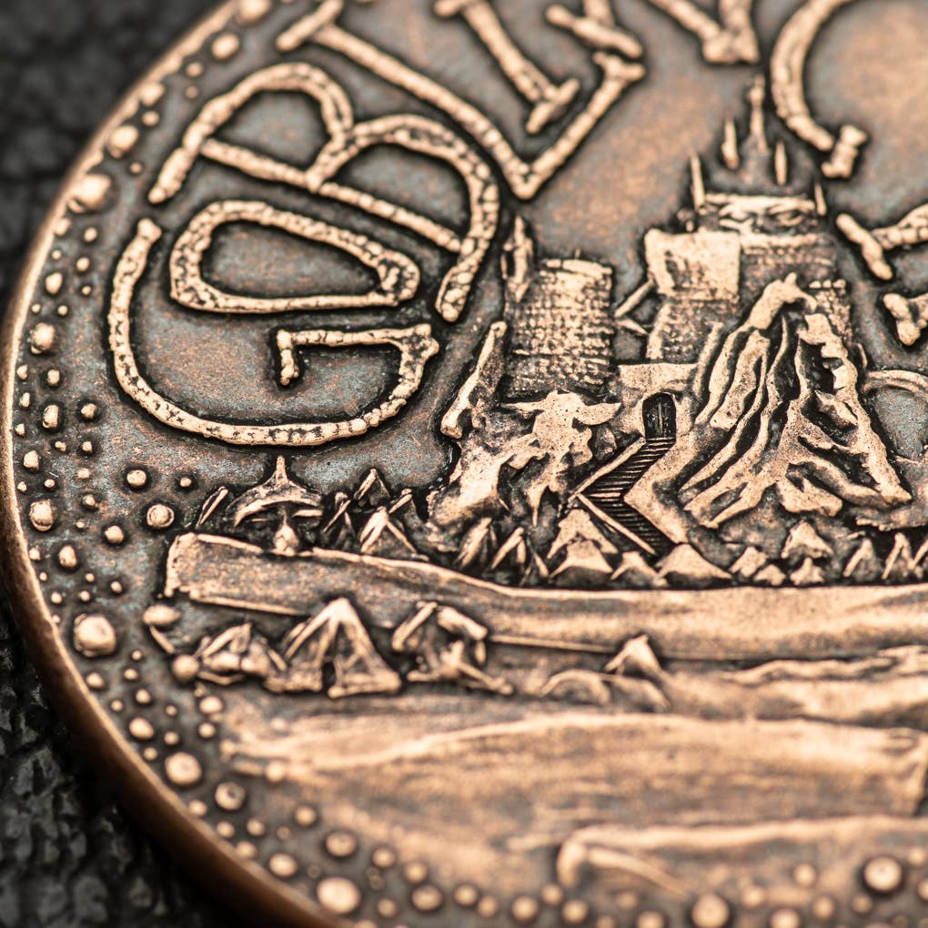 Labyrinth - Goblin King and Goblin City Copper Coin