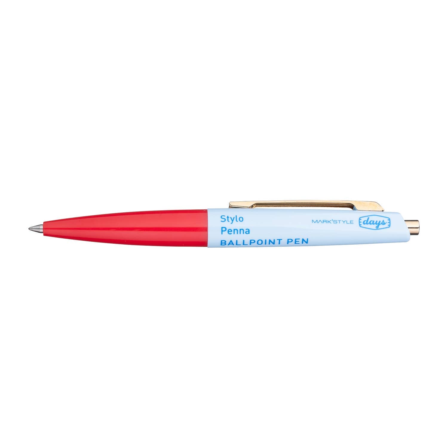 MARK'STYLE - Mini Ball Ink Pen - Beige-Mint
