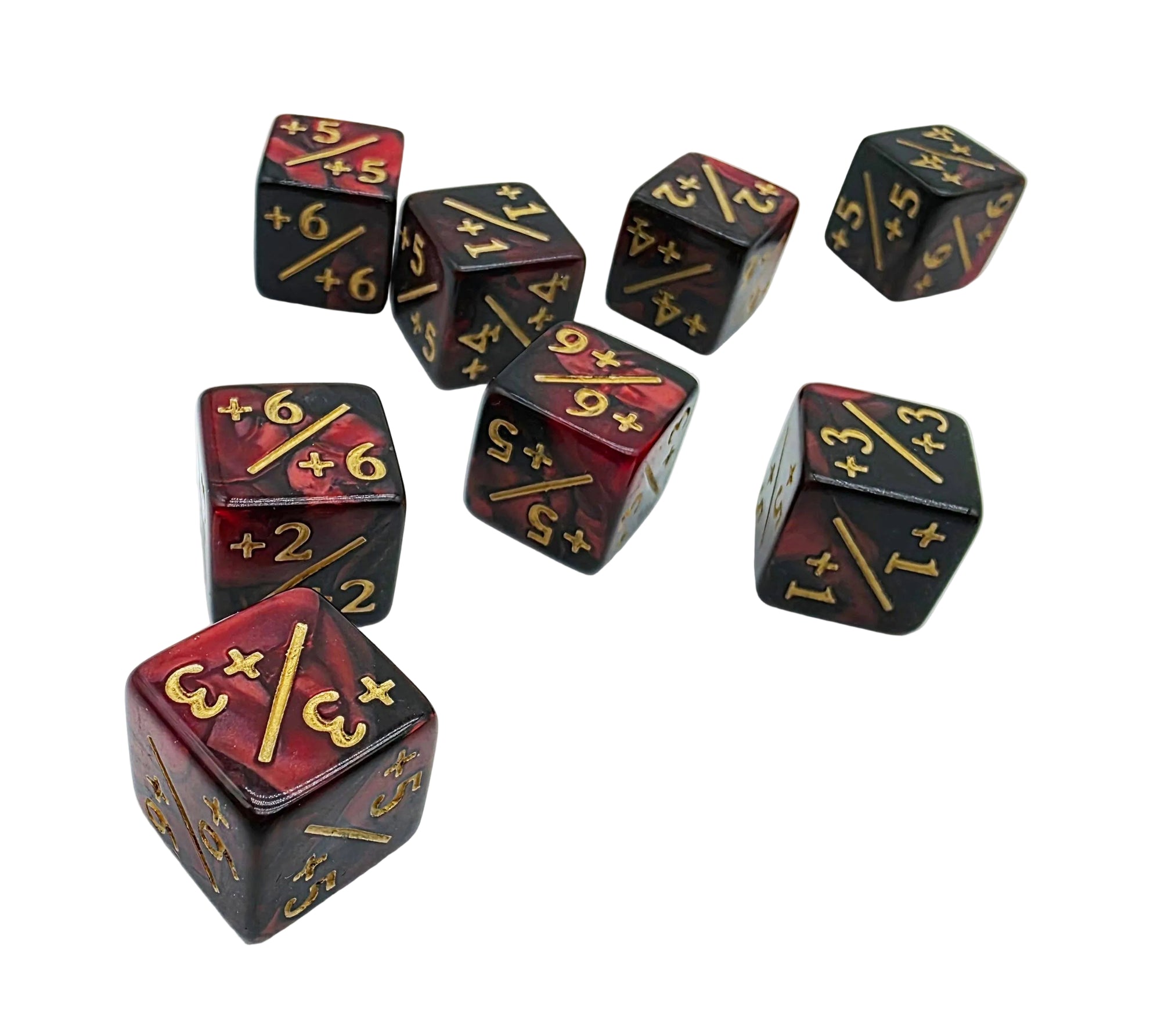 Foam Brain Games - Red & Black +1/+1 Magic Counters