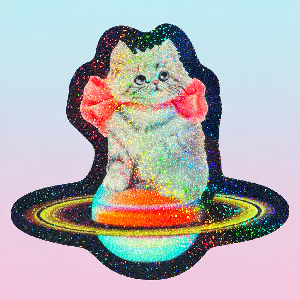 Planetary Kitten Sticker