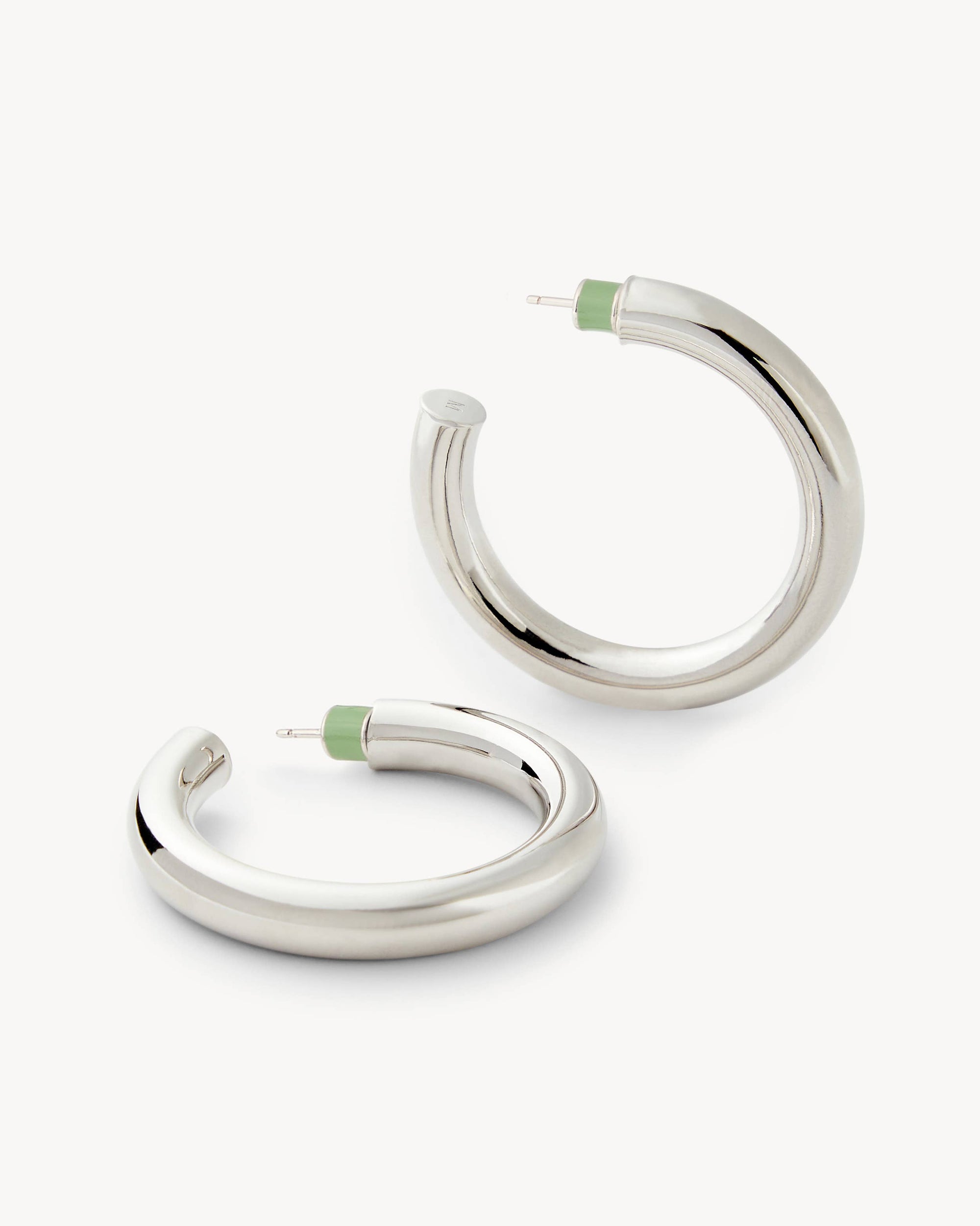 MACHETE - 1.5" Perfect Hoops -  Silver