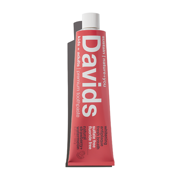 Davids - Kids + Adults Premium Toothpaste - Strawberry Watermelon