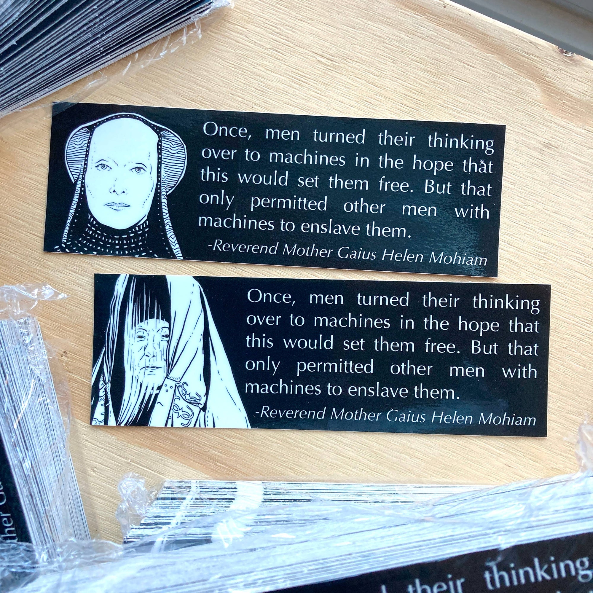 Reverend Mother Dune Quote Vinyl Sticker