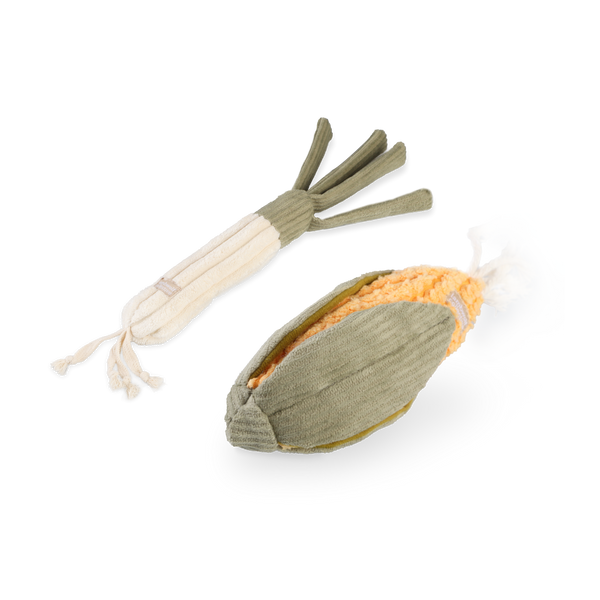 Lambwolf Collective - Enrichment Dog & Leek Set  Toy - Corn