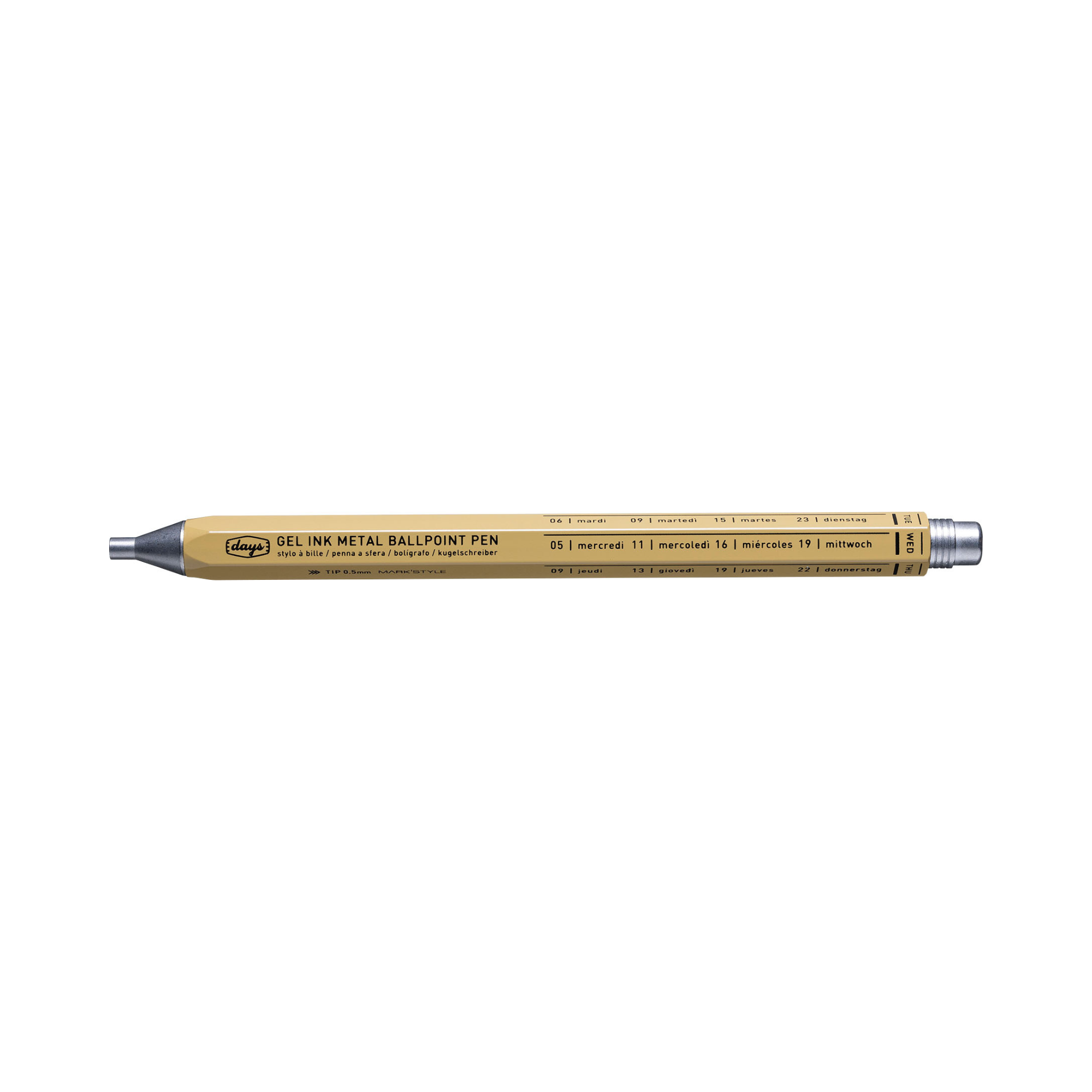 MARK'STYLE - Gel Metal Ballpoint Pen - Purple