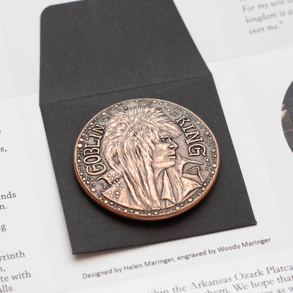 Labyrinth - Goblin King and Goblin City Copper Coin