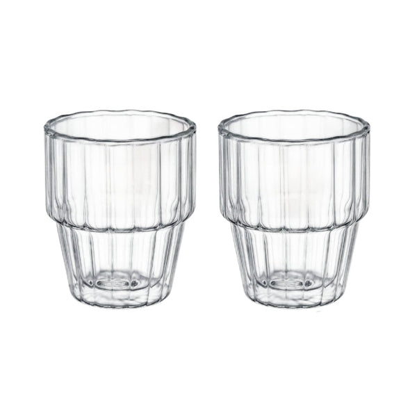 Hario - Double Wall Stacking Glass 300mL: Set of 2