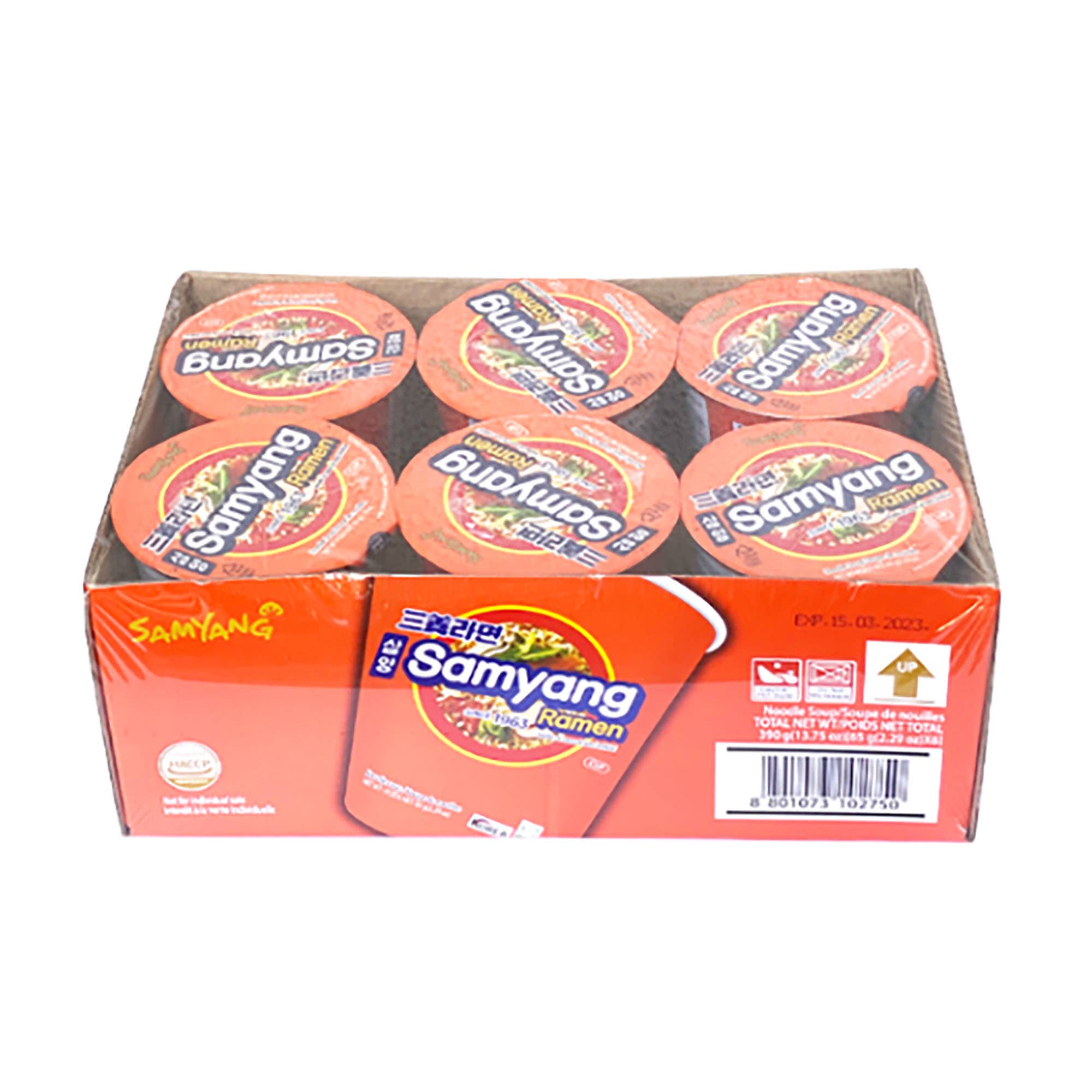 Samyang Original Ramen Cup Noodles– 65g (Pack of 6 Cups)