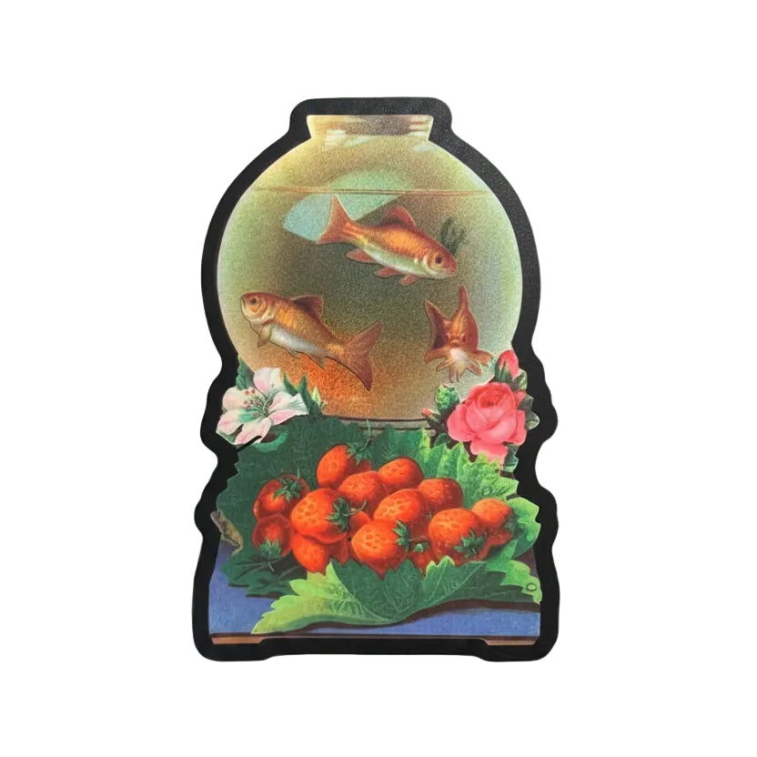 Goldfish Bowl 3" Sticker