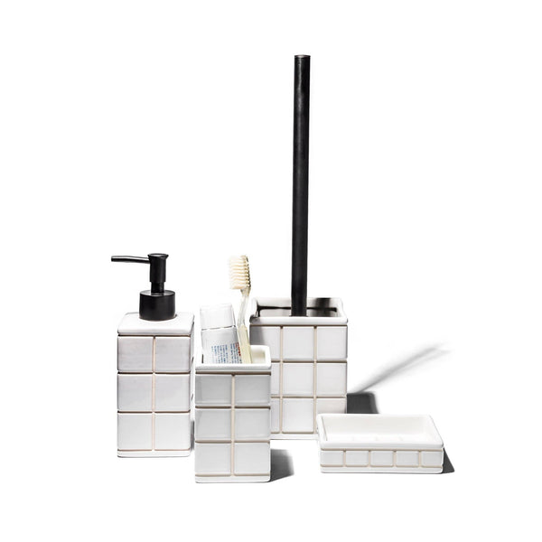 Puebco - CERAMIC BATH ENSEMBLE SOAP DISH