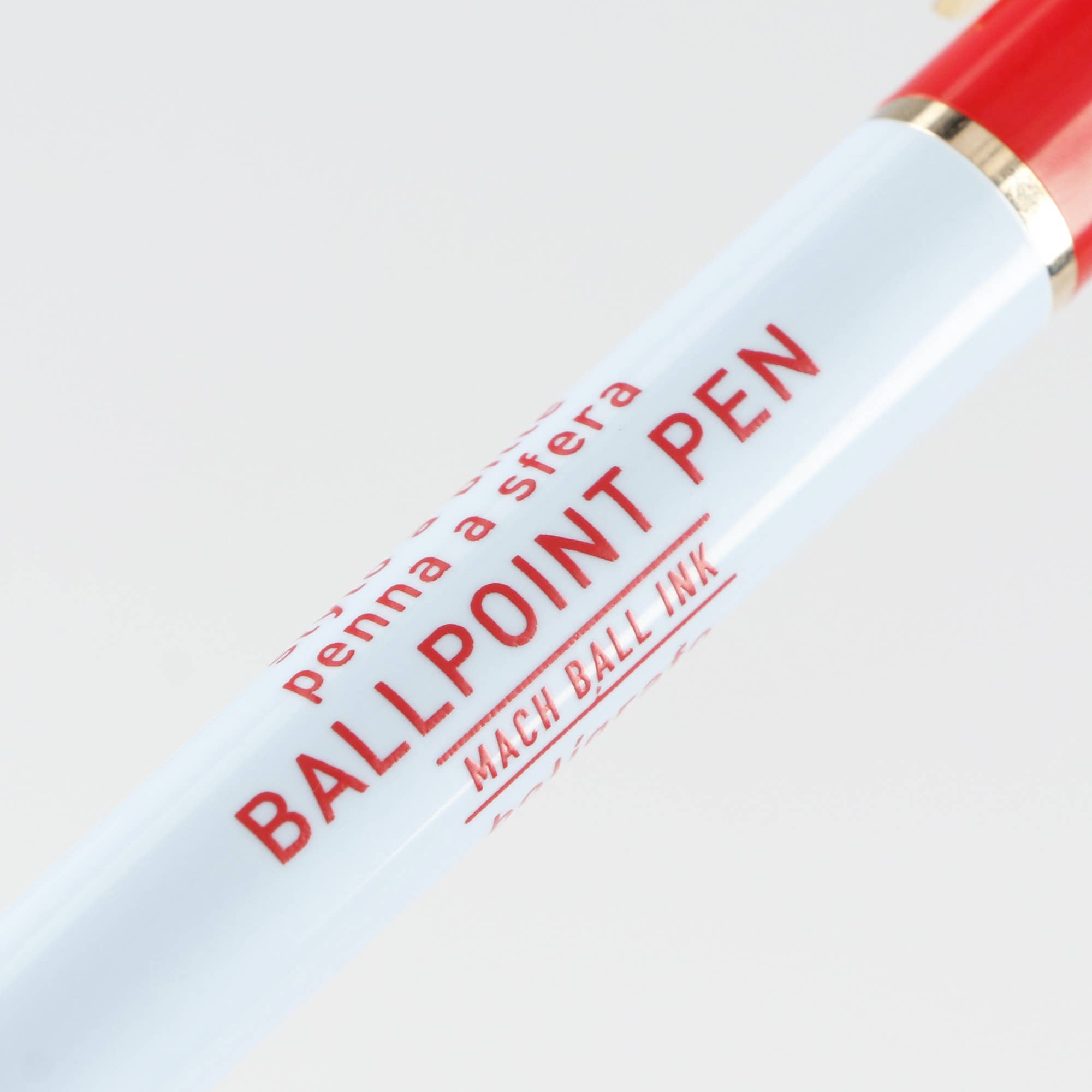 MARK'STYLE - Mach Ballpoint Pen - 0.5mm Black Oil-based ink - Blue-Pink