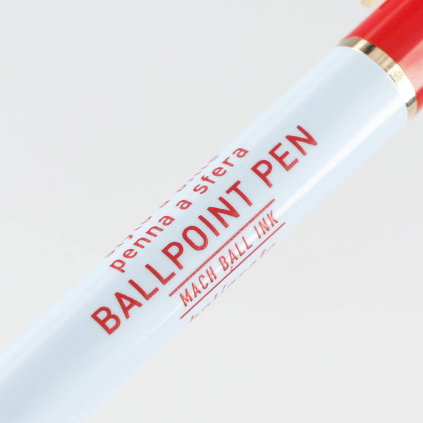 MARK'STYLE - Mach Ballpoint Pen - 0.5mm Black Oil-based ink - Blue-Pink