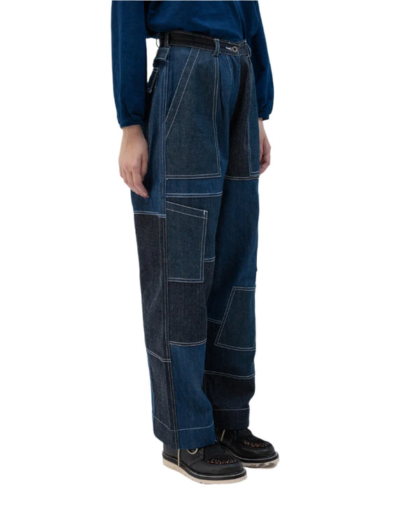 GOOD 'OL WHATS-HER-FACE - Unisex Freedom Flight Pants - Indigo - Space Camp