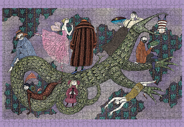 Edward Gorey - Drop Curtain 1000-Piece Jigsaw Puzzle