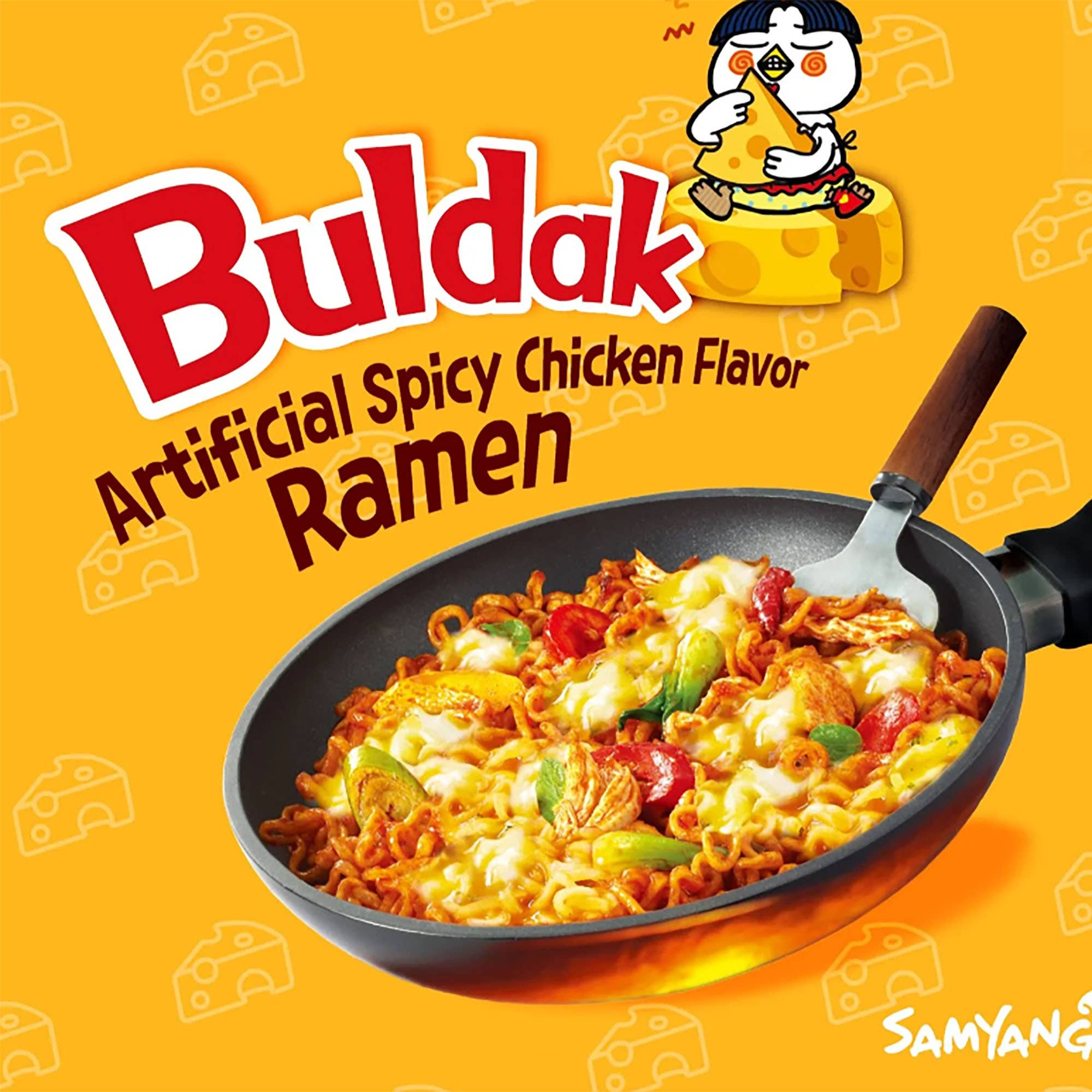 Samyang - Buldak - Cheese - Spicy Chicken Flavor Ramen