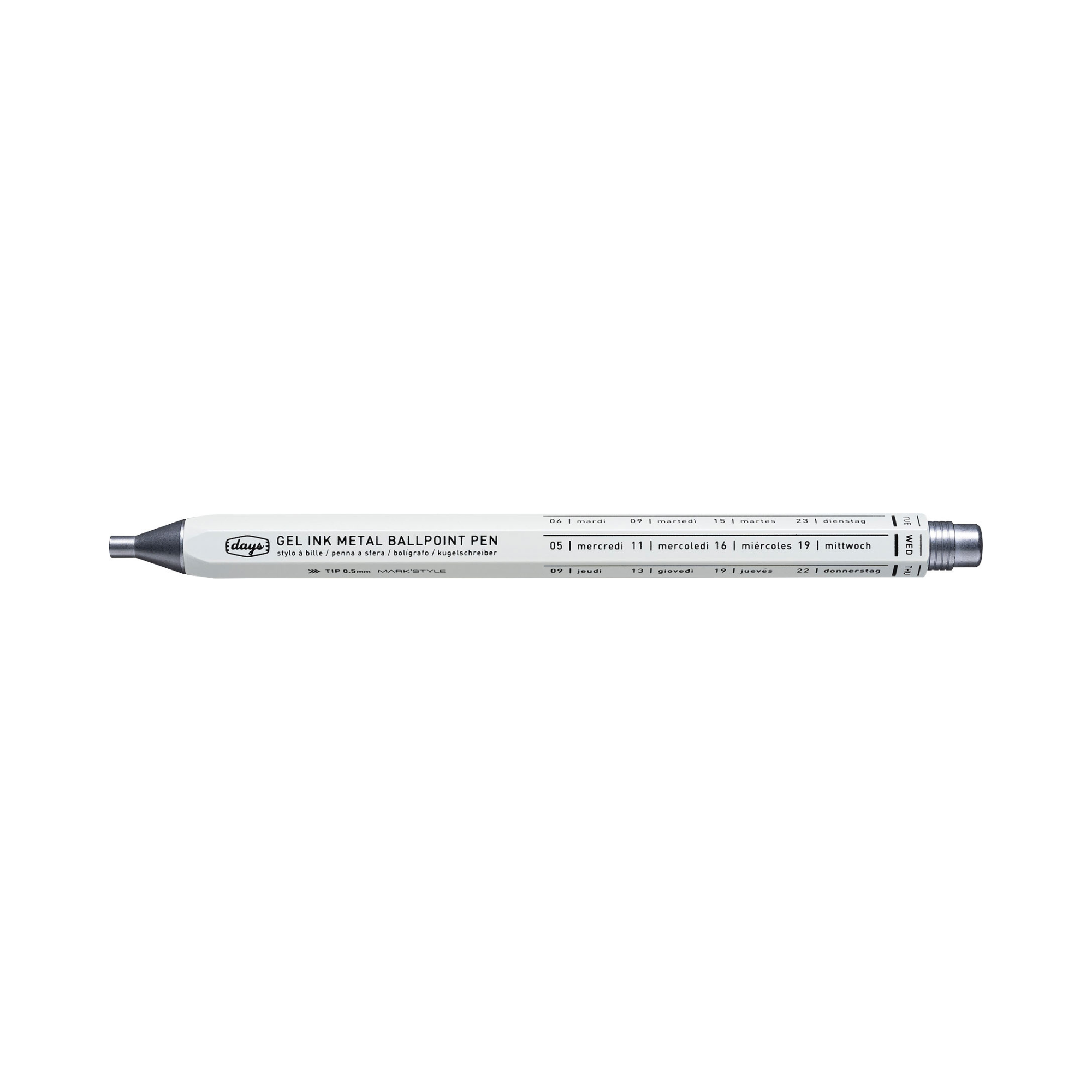 MARK'STYLE - Gel Metal Ballpoint Pen - Neo Citron