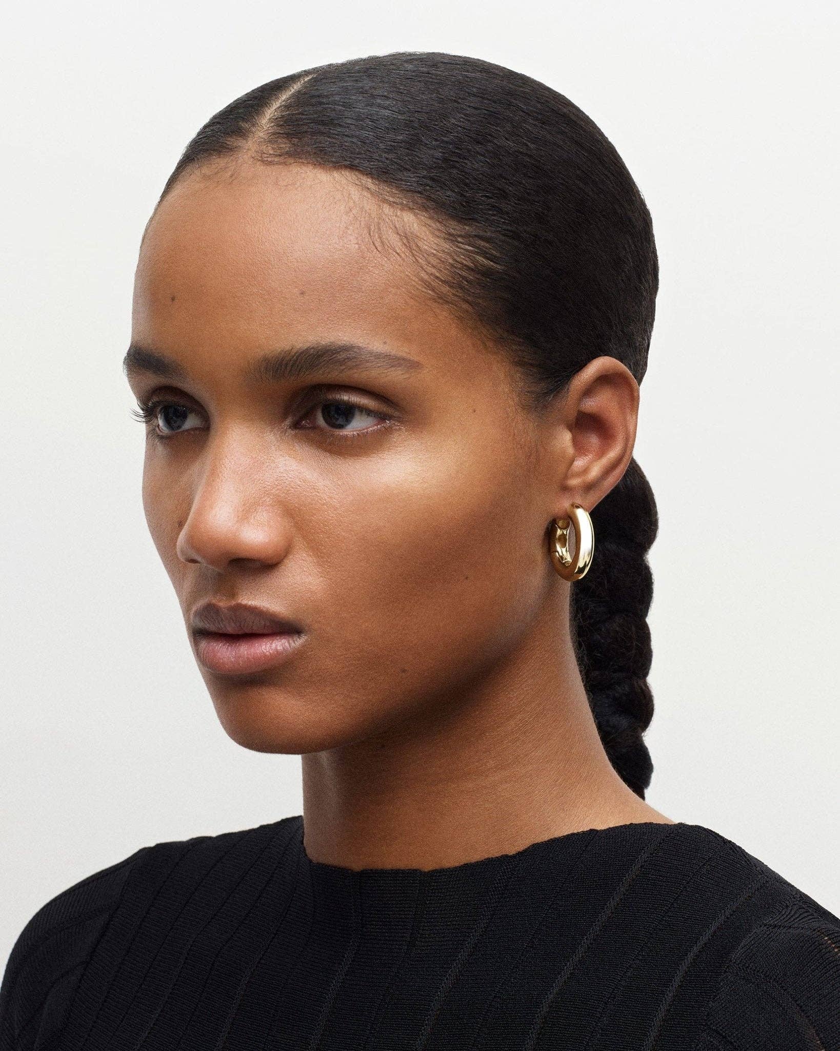 MACHETE - Chunky Hoops - Silver