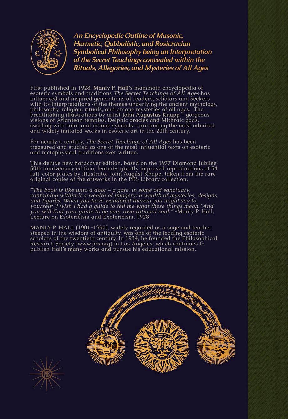 The Secret Teachings of All Ages - Emerald Ed. Reprint 2025