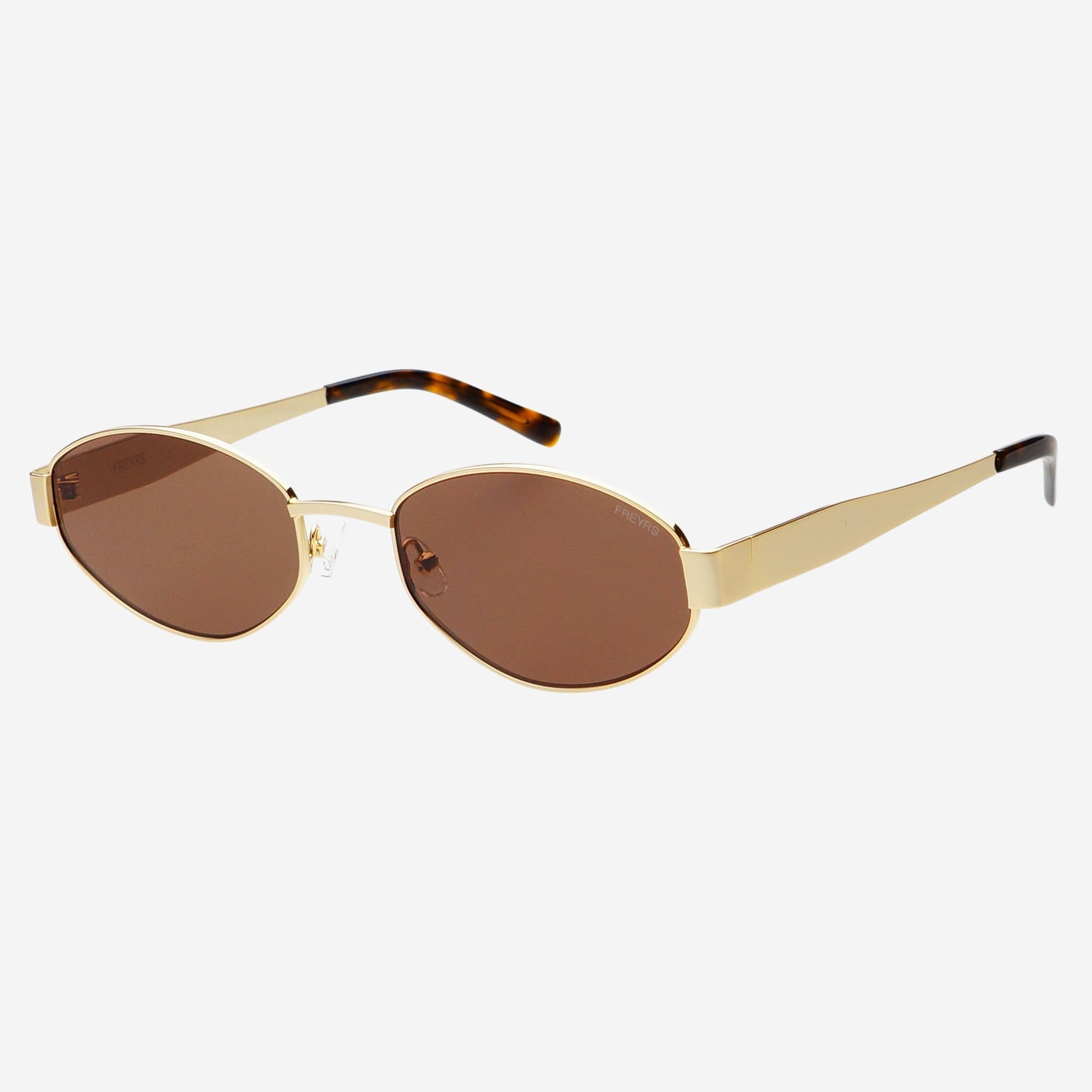 FREYRS - Soho Sunglasses - Gold/Brown