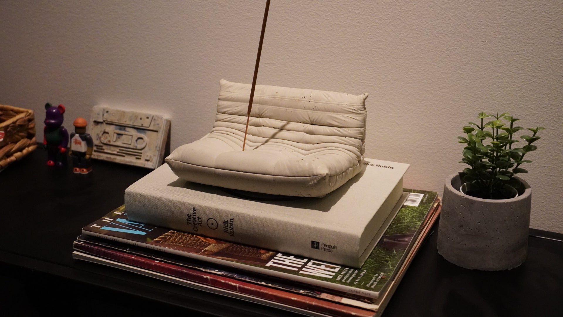 Togo Set - Concrete Incense Burner