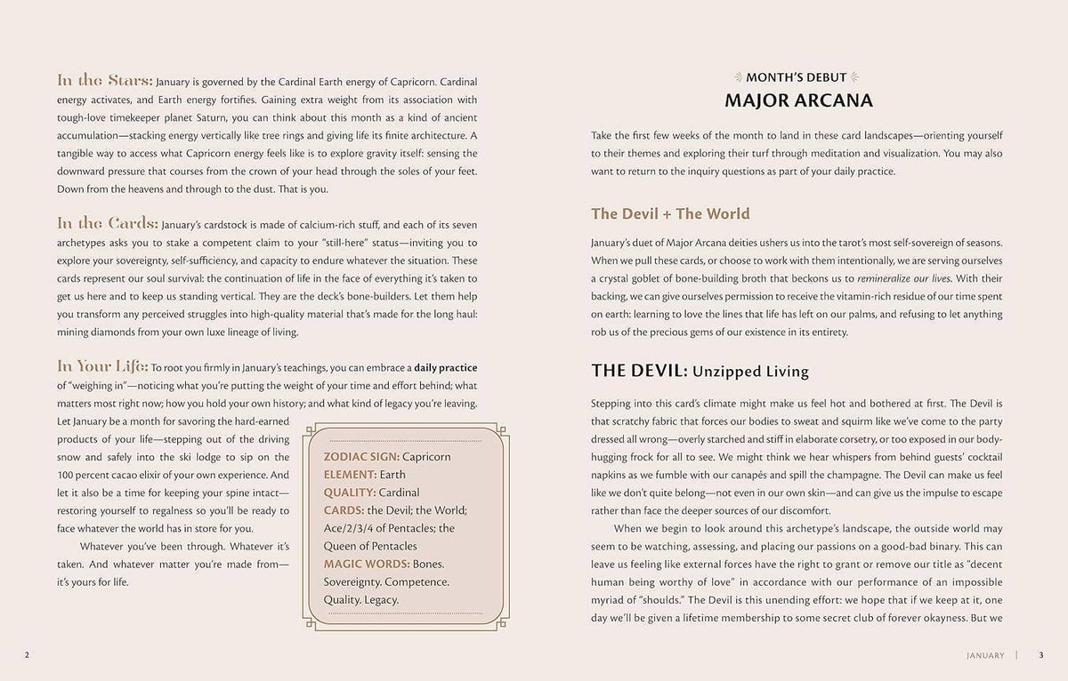 The Tarot Almanac: A Seasonal Guide to Divining by Bess Matassa