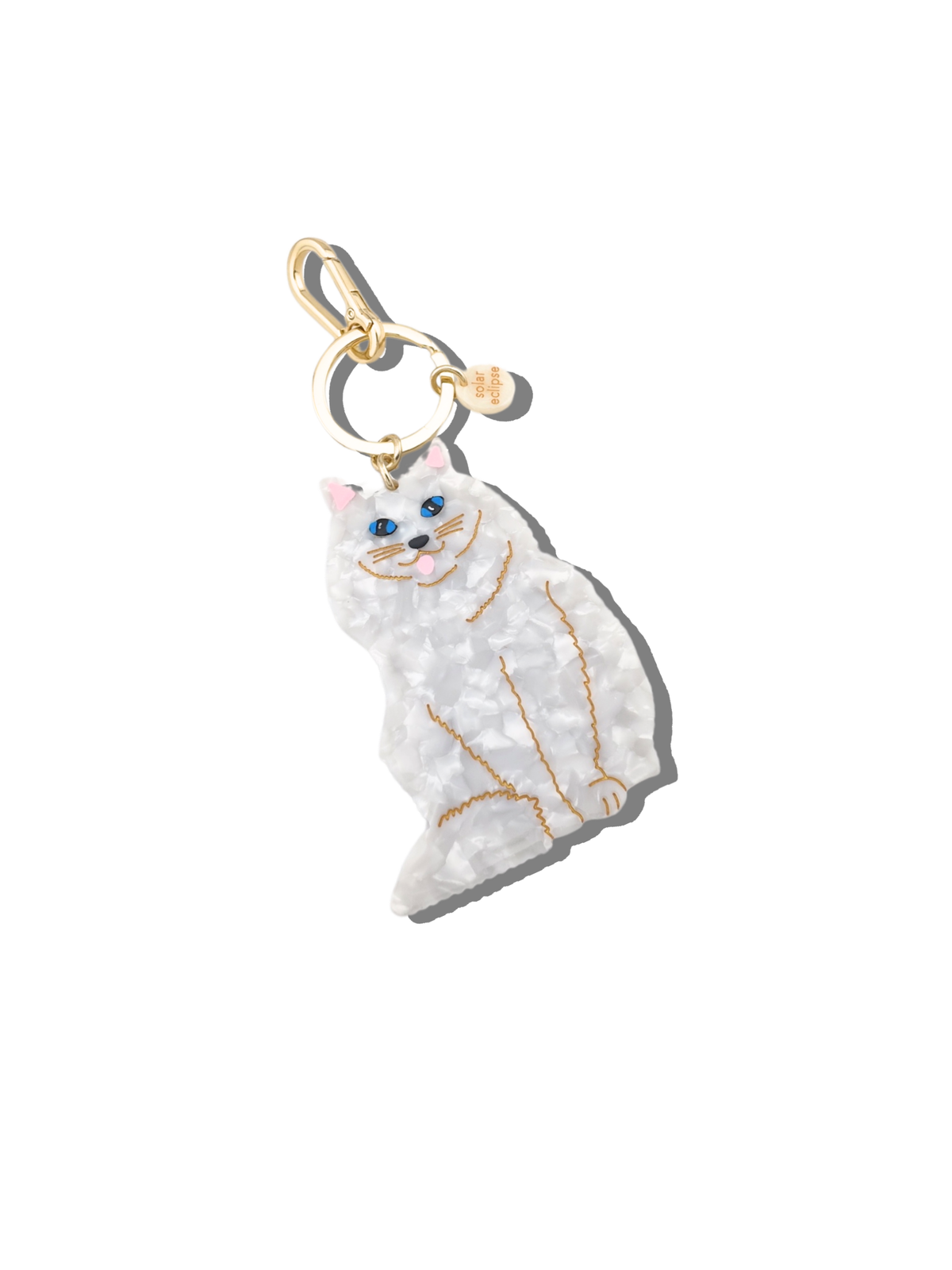 Solar Eclipse - Bag Charm & Keychain - Persian Cat