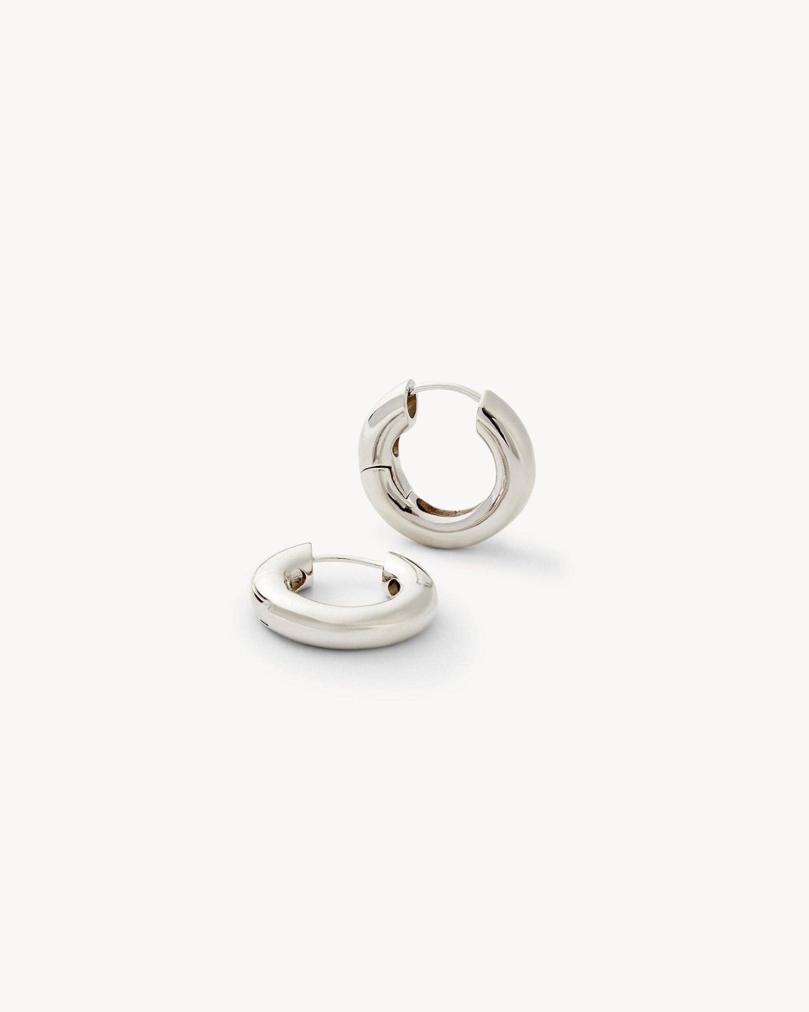 MACHETE - Baby Chunky Hoops - Silver