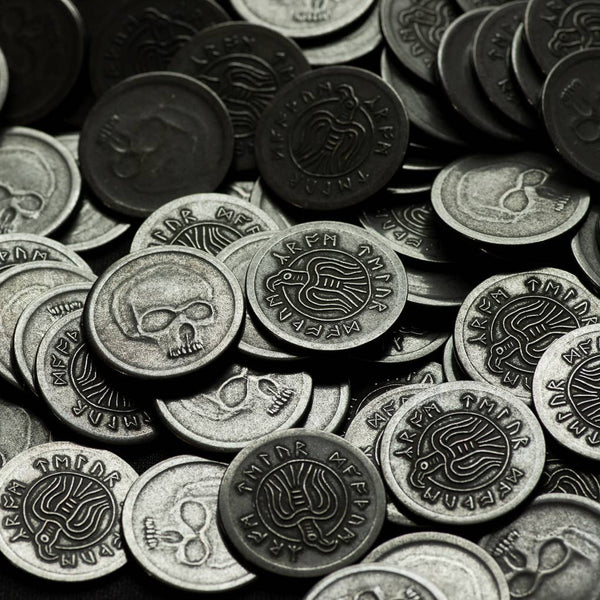 Shire Post Mint - Black Skull of Crom Coin - Blackened Bronze