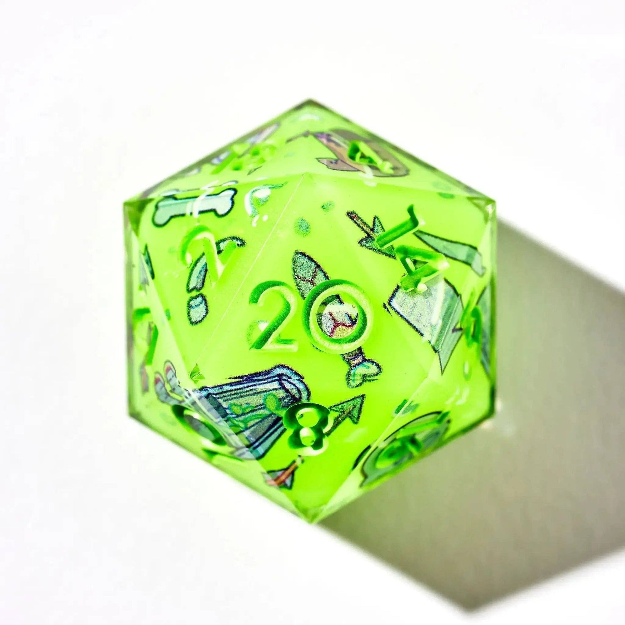 Death By Ooze 7-Piece Iconic Dice Set