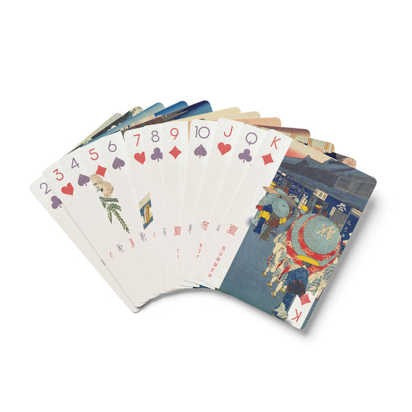 Hiroshige Playing Cards
