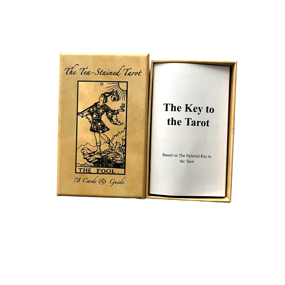 1909 Rider-Waite-Smith Tarot & Guide - Tea-Stained