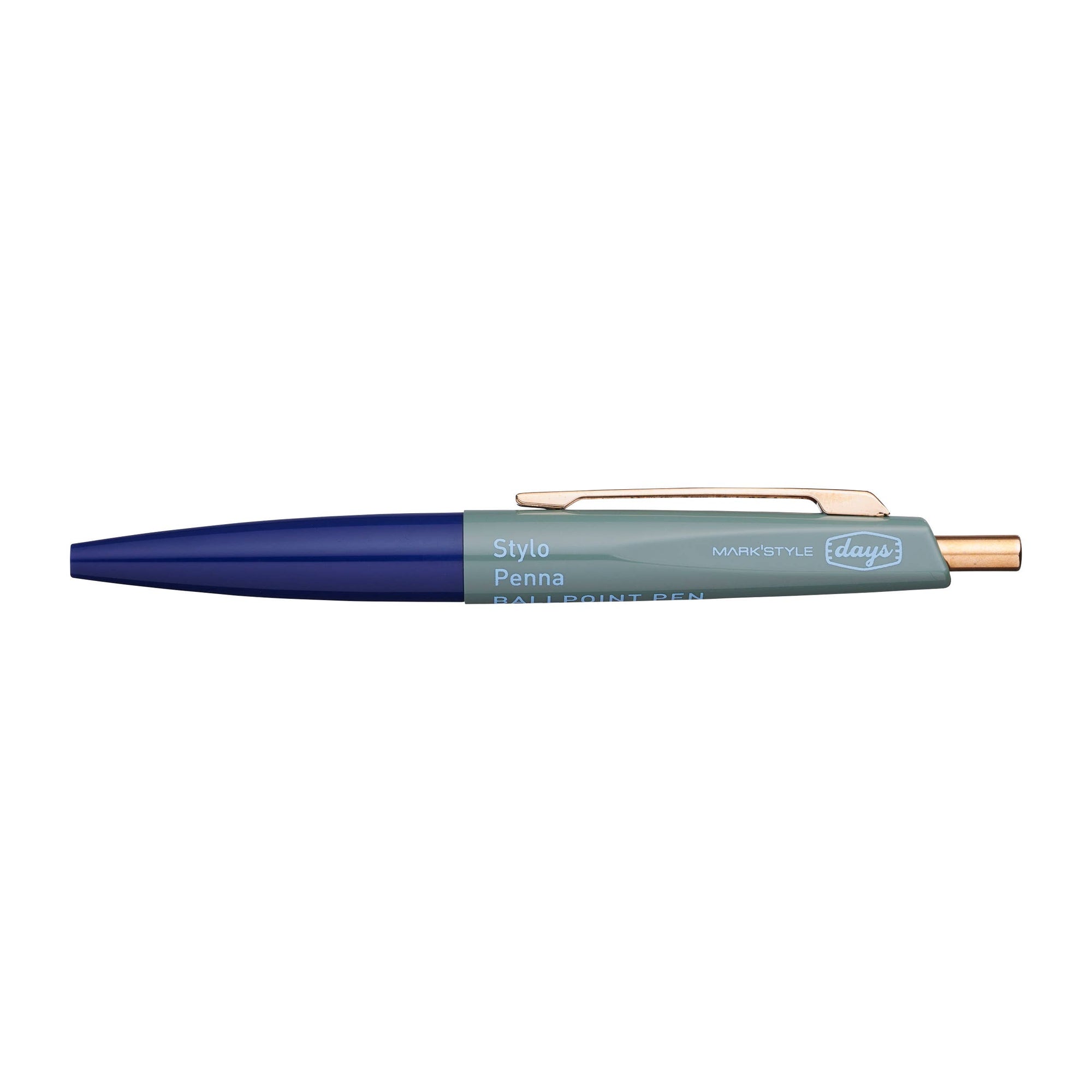 MARK'STYLE - Mini Ball Ink Pen - Beige-Mint