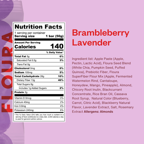 Floura - Fruit Crush Bar - Brambleberry Lavender